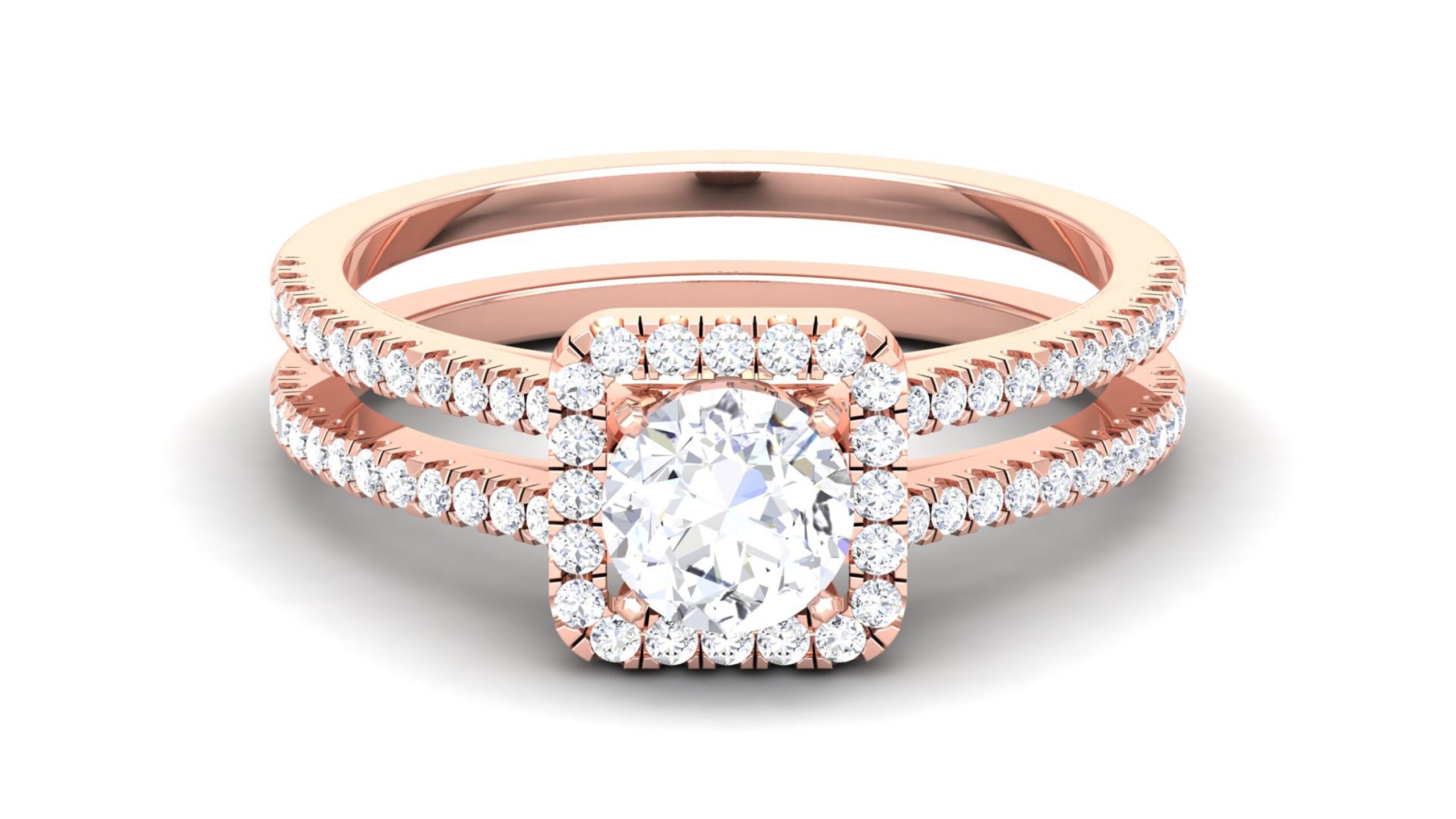 Solid 22K/18K/14K Fine Gold Certified Stamped Attractive CZ Design Women's Ring
