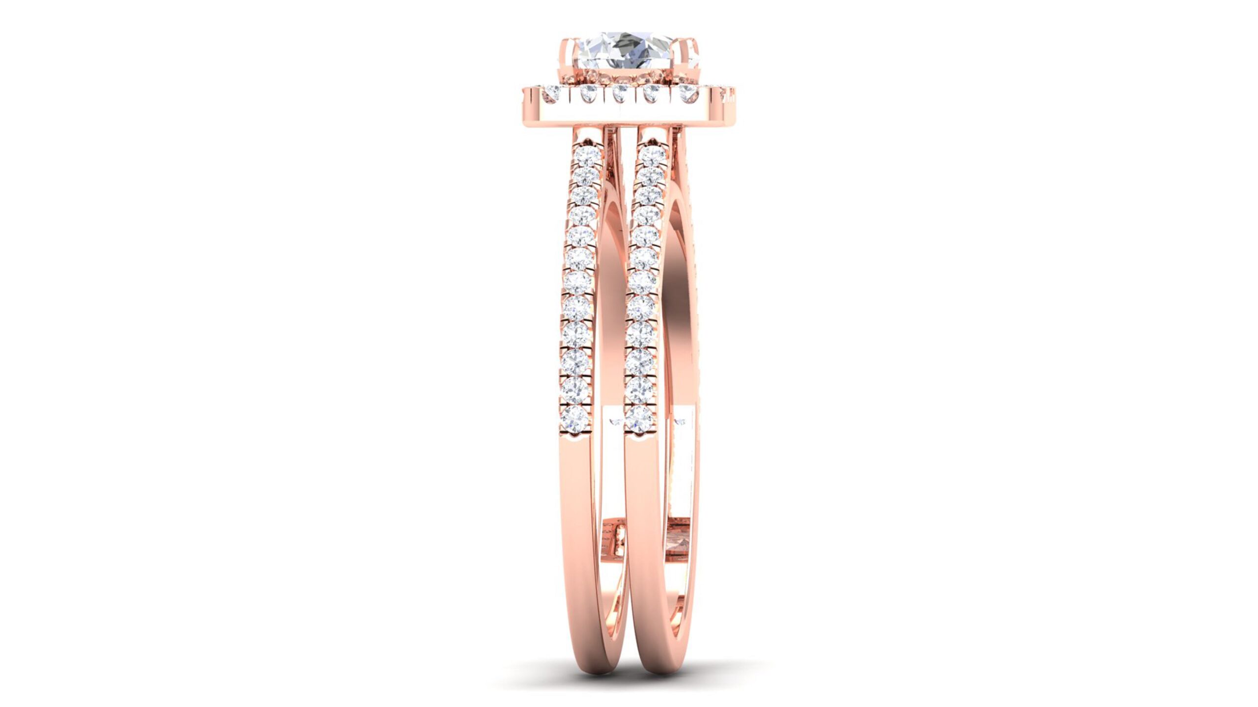 Solid 22K/18K/14K Fine Gold Certified Stamped Attractive CZ Design Women's Ring