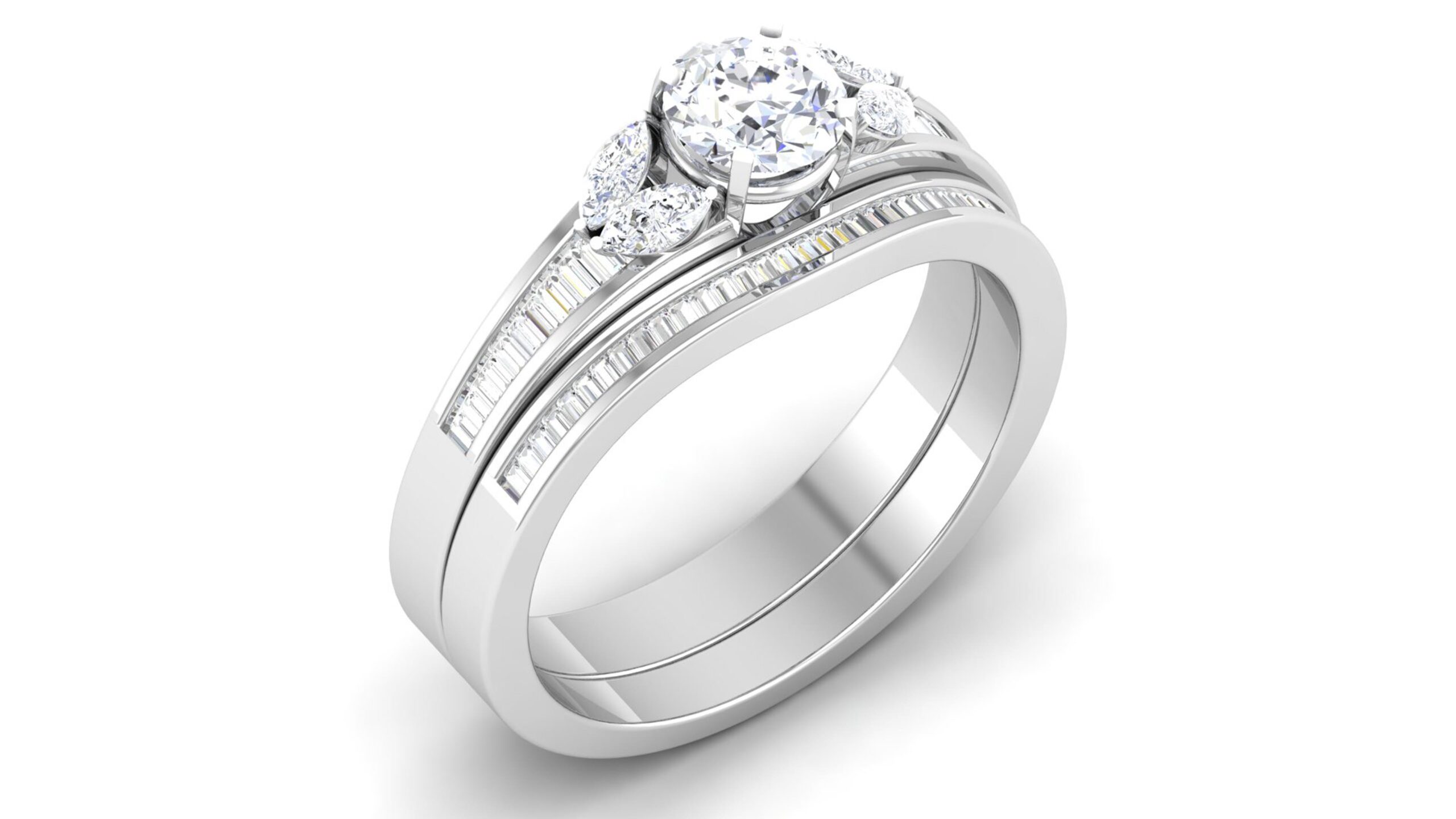 Solid 22K/18K/14K Fine Gold Certified Stamped Splendid CZ Design Women's Ring