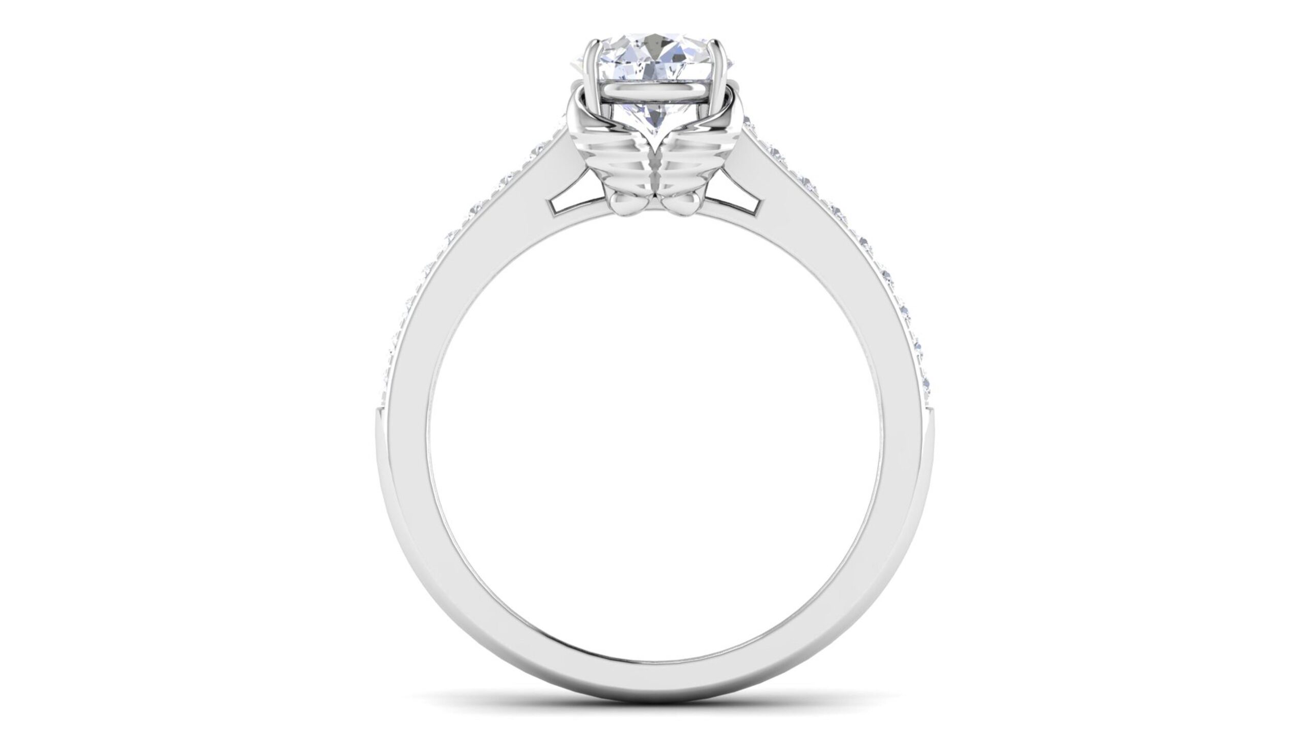 Solid 22K/18K/14K Fine Gold Certified Stamped Beauteous CZ Design Women's Ring