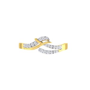 Solid 22K/18K/14K Fine Gold Certified Stamped Lovely CZ Design Women's Ring