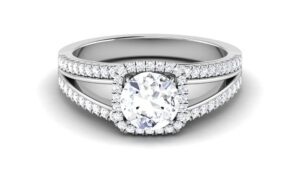 Solid 22K/18K/14K Fine Gold Certified Stamped Beautiful CZ Design Women's Ring