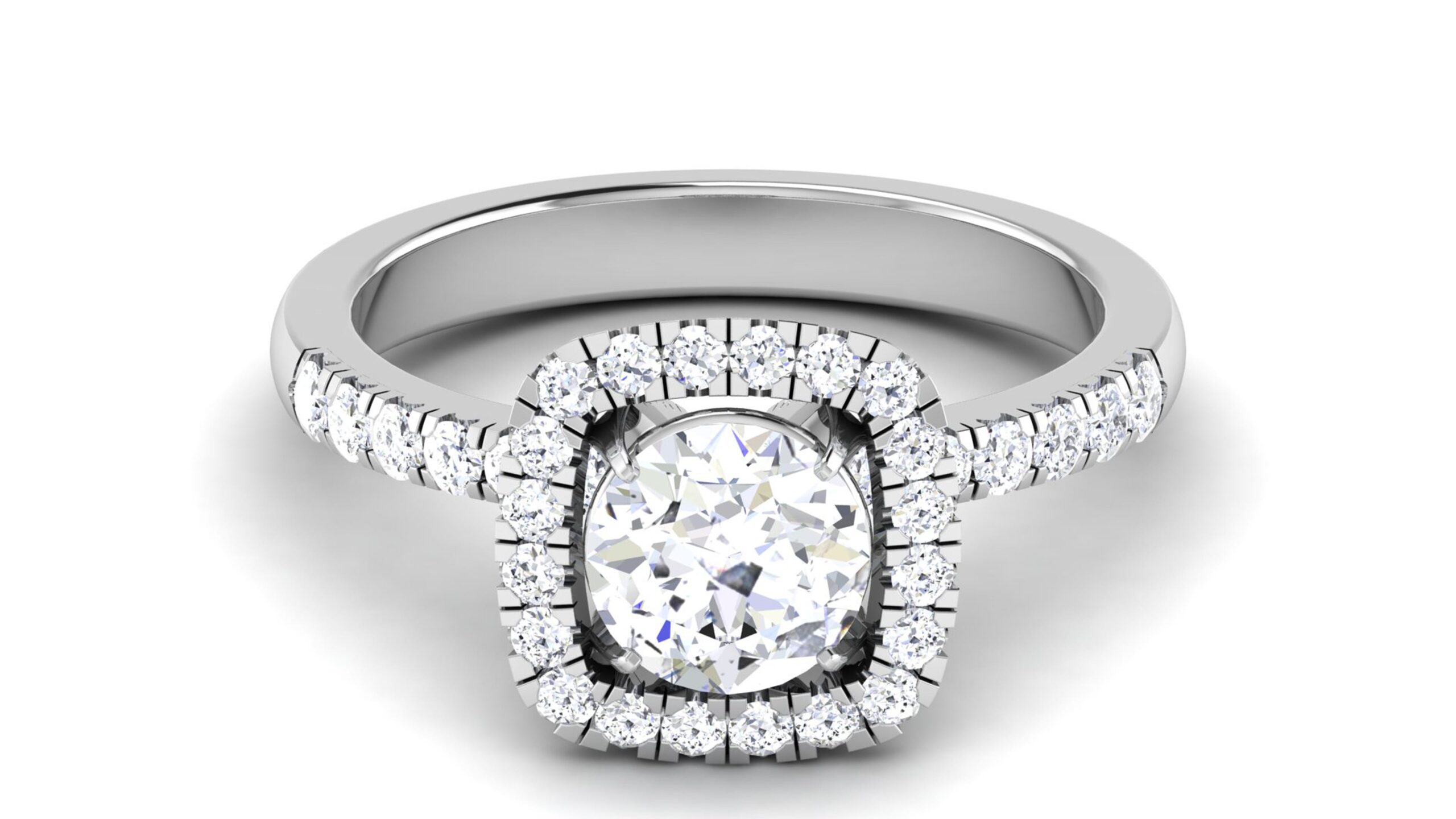 Solid 22K/18K/14K Fine Gold Certified Stamped Classy CZ Design Women's Ring