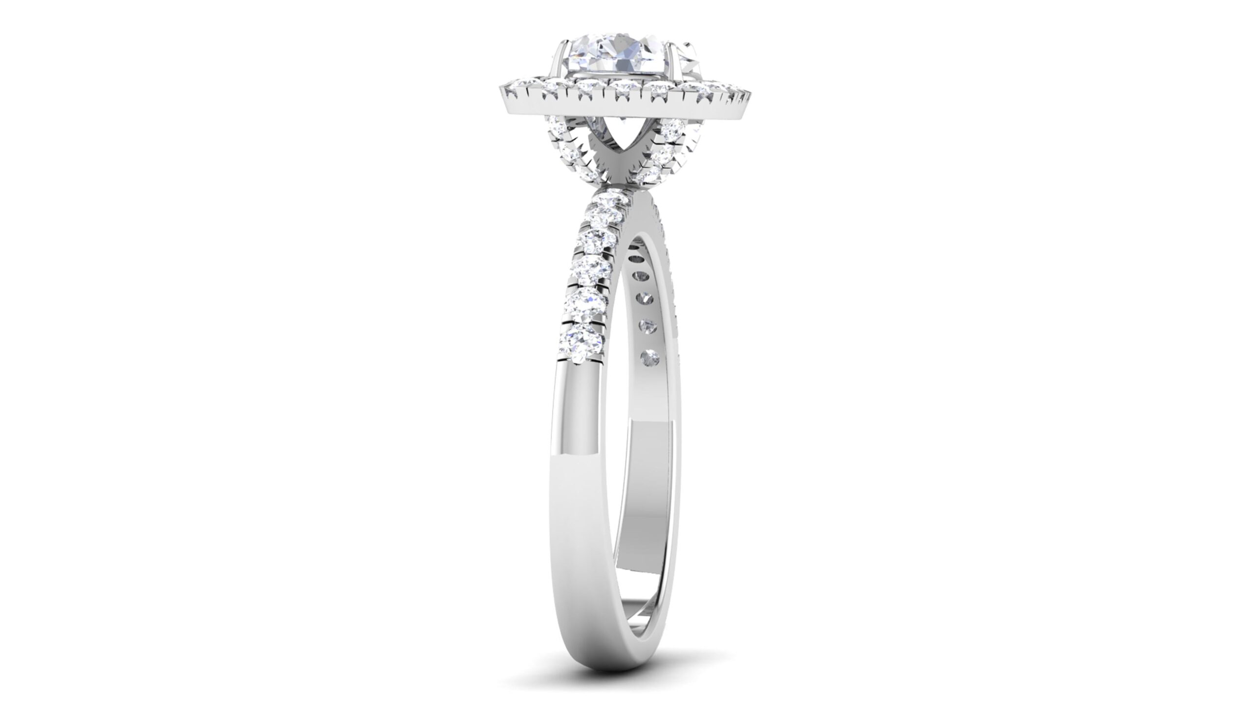 Solid 22K/18K/14K Fine Gold Certified Stamped Classy CZ Design Women's Ring