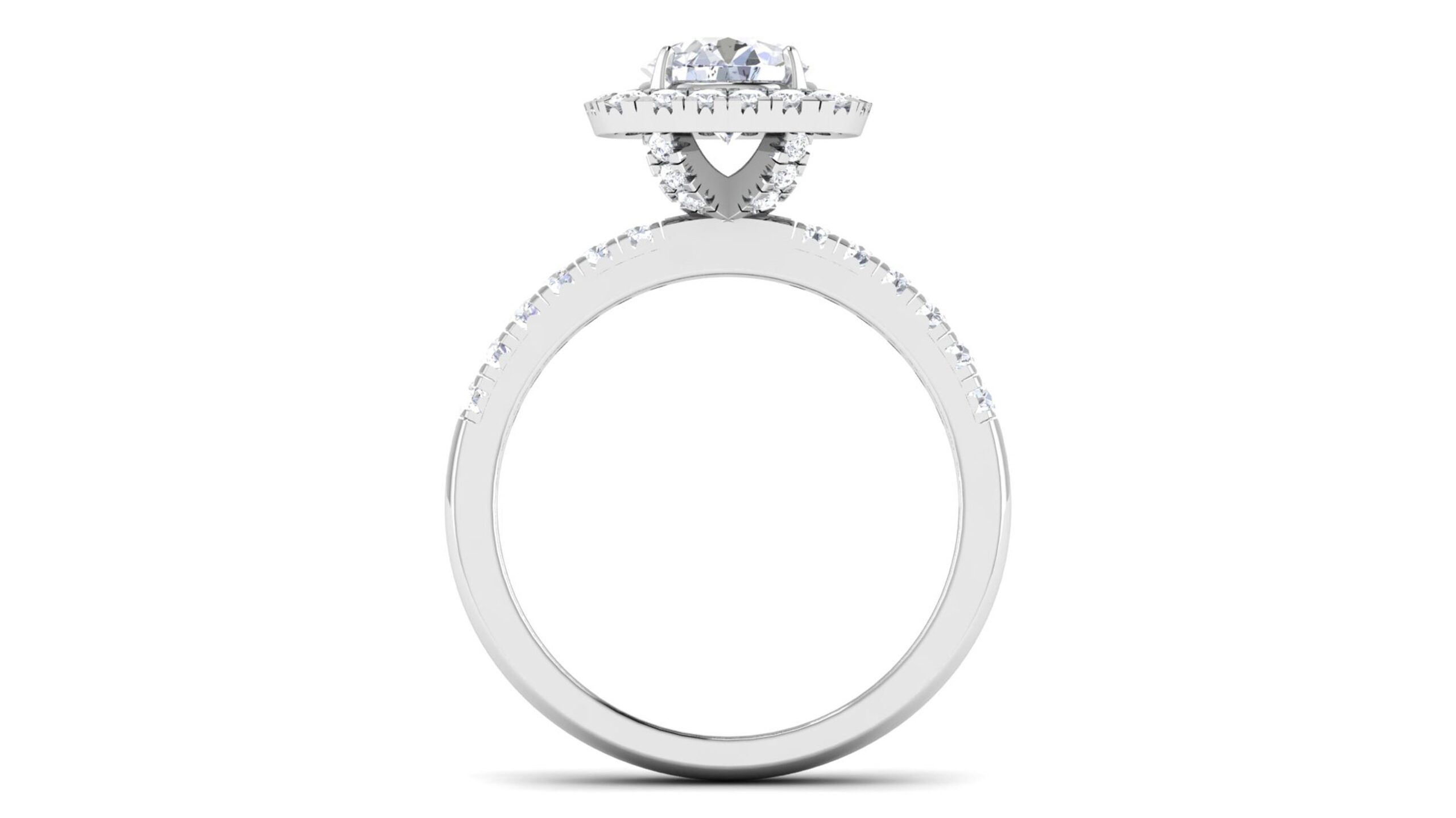 Solid 22K/18K/14K Fine Gold Certified Stamped Classy CZ Design Women's Ring