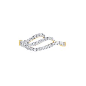 Solid 22K/18K/14K Fine Gold Certified Stamped Charming CZ Design Women's Ring
