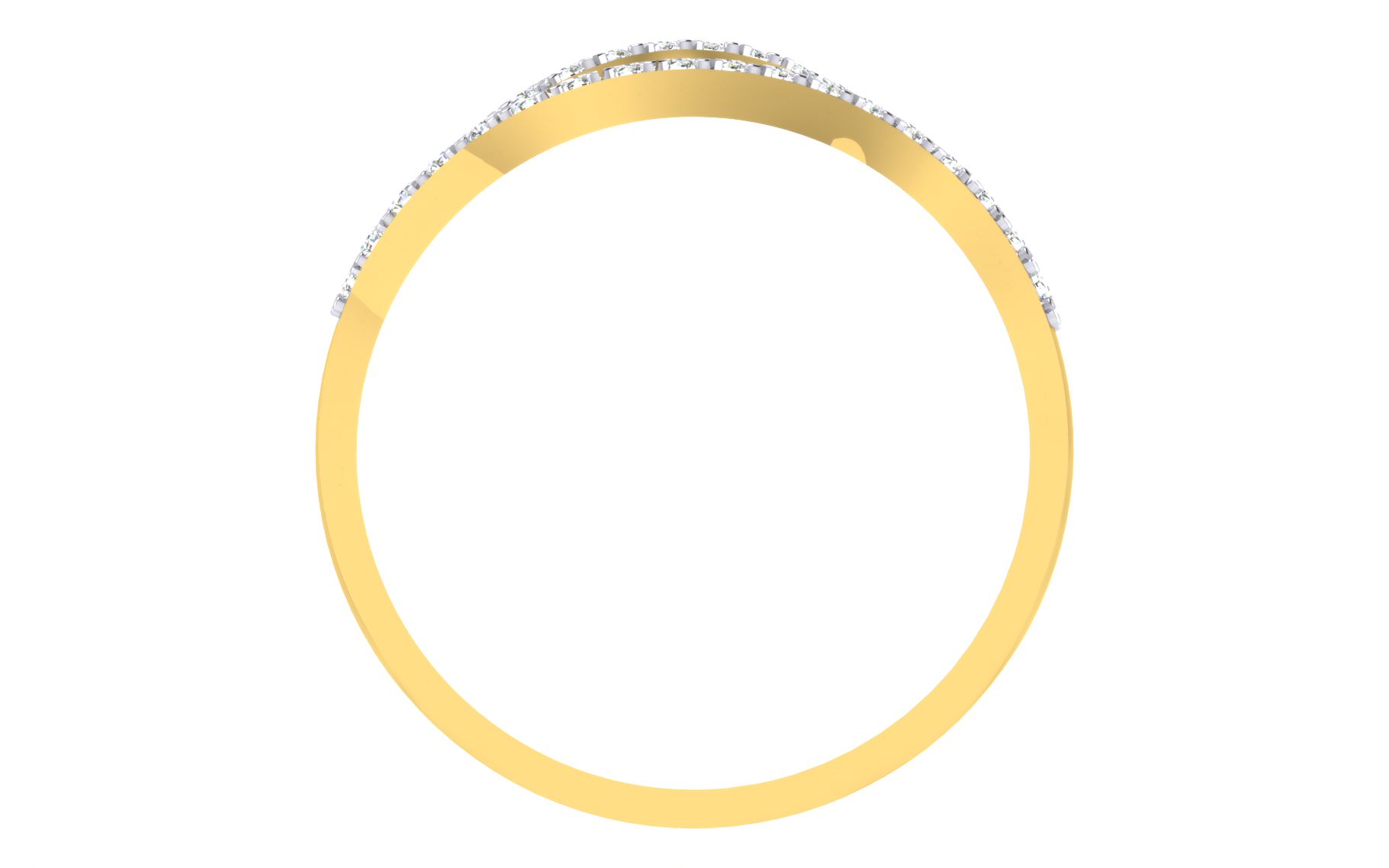 Solid 22K/18K/14K Fine Gold Certified Stamped Charming CZ Design Women's Ring