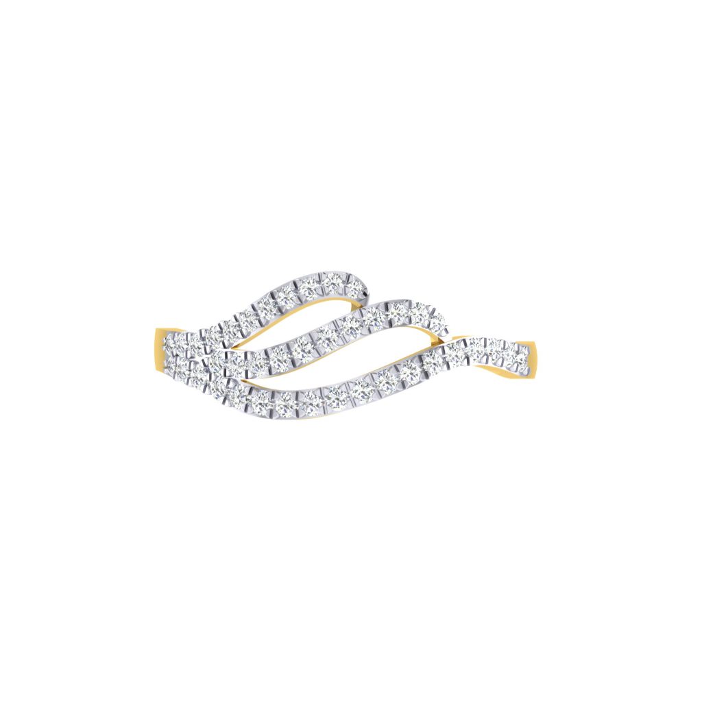 Solid 22K/18K/14K Fine Gold Certified Stamped Charming CZ Design Women's Ring