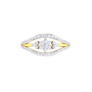 Solid 22K/18K/14K Fine Gold Certified Stamped Beauteous CZ Design Women's Ring