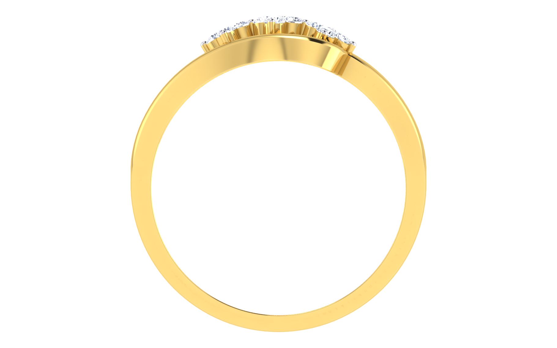 IGI Certified Natural Diamond Women's Ring 14K/18K Fine Yellow Gold