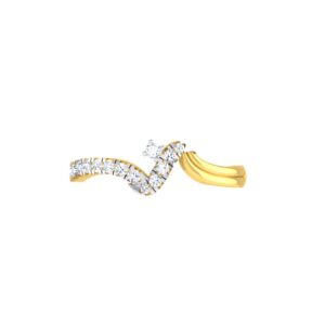 Solid 22K/18K/14K Fine Gold Certified Stamped Lovely CZ Design Women's Ring