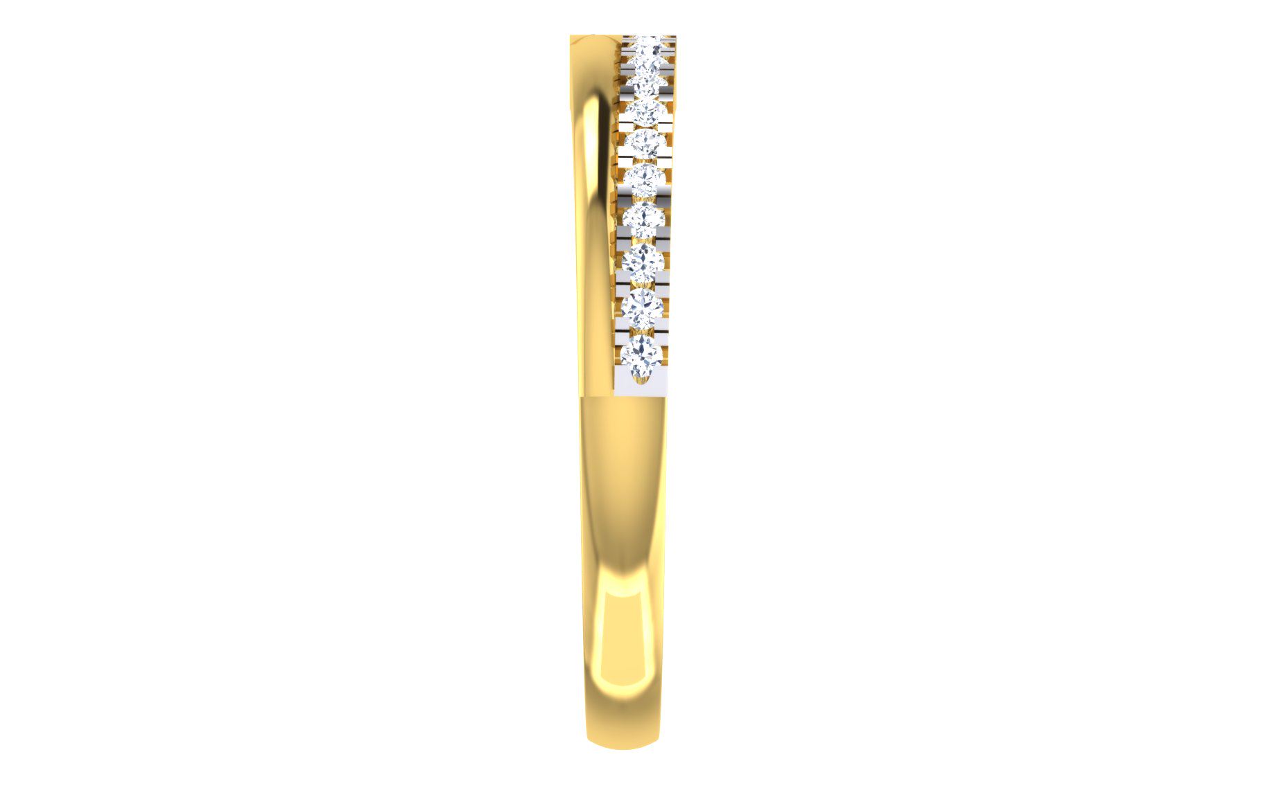 Solid 22K/18K/14K Fine Gold Certified Stamped Splendid CZ Design Women's Ring