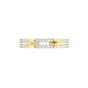 Solid 22K/18K/14K Fine Gold Certified Stamped Mejestic CZ Design Women's Ring