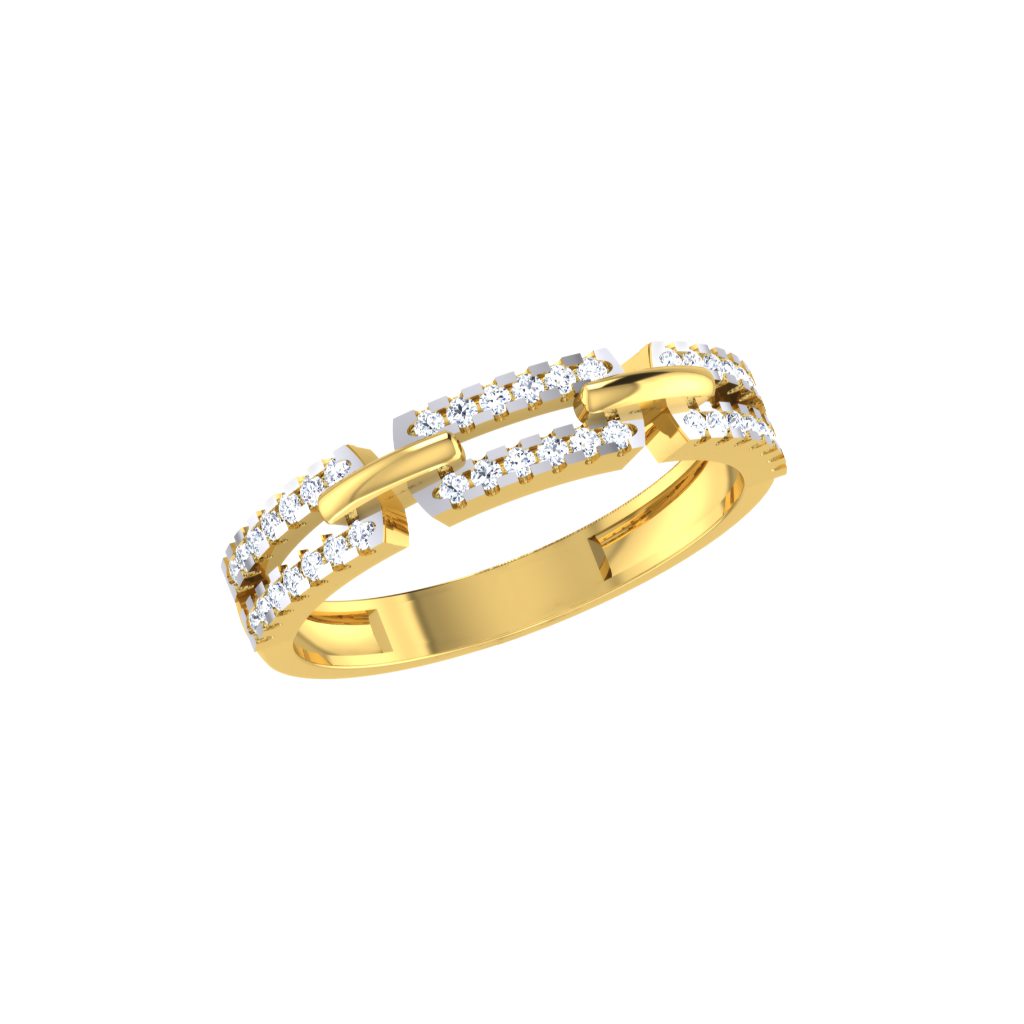 Solid 22K/18K/14K Fine Gold Certified Stamped Mejestic CZ Design Women's Ring