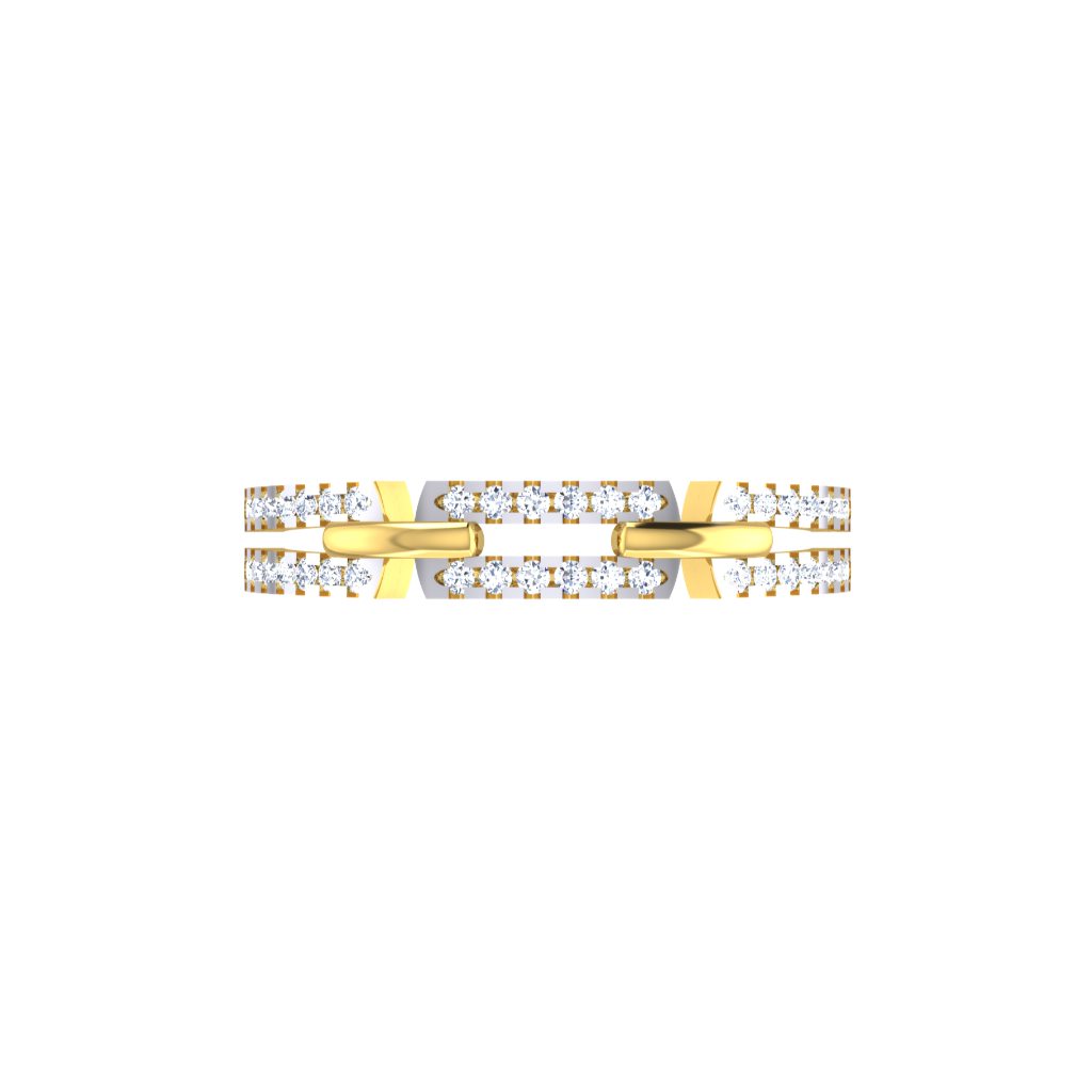 Solid 22K/18K/14K Fine Gold Certified Stamped Mejestic CZ Design Women's Ring