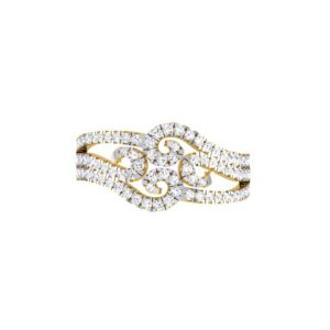 Solid 22K/18K/14K Fine Gold Certified Stamped Magnificient CZ Design Women's Ring