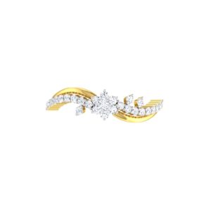 Solid 22K/18K/14K Fine Gold Certified Stamped Adorable CZ Design Women's Ring