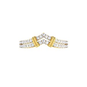 Solid 22K/18K/14K Fine Gold Certified Stamped Lovely CZ Design Women's Ring
