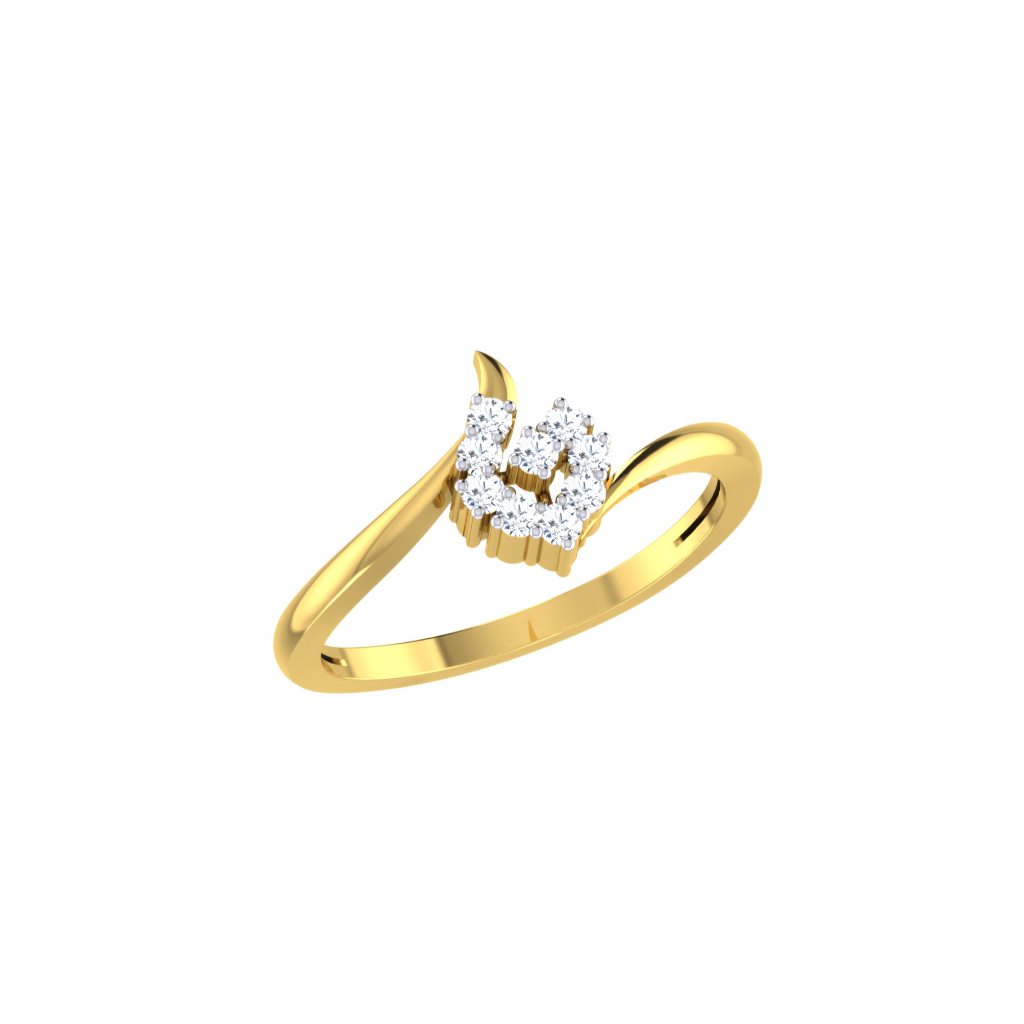 Solid 22K/18K/14K Fine Gold Certified Stamped Splendid CZ Design Women's Ring