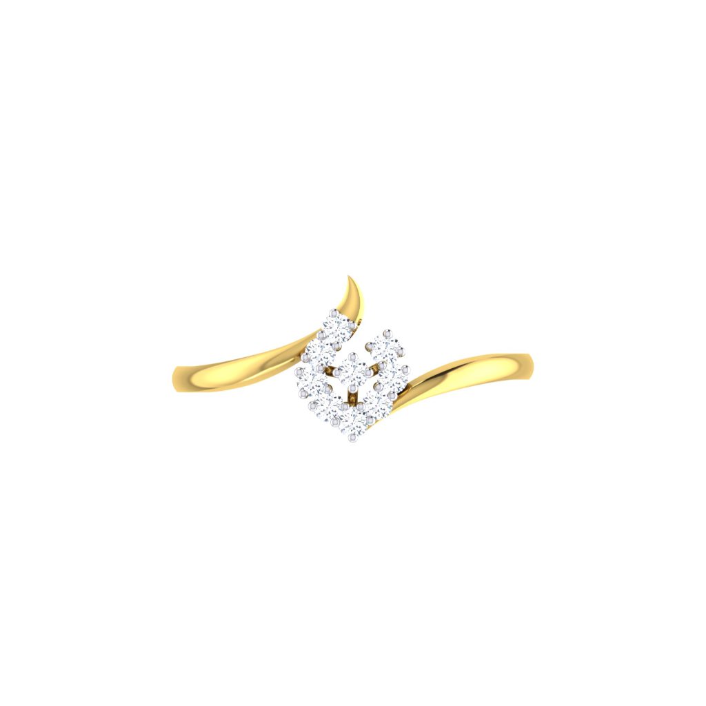 Solid 22K/18K/14K Fine Gold Certified Stamped Splendid CZ Design Women's Ring