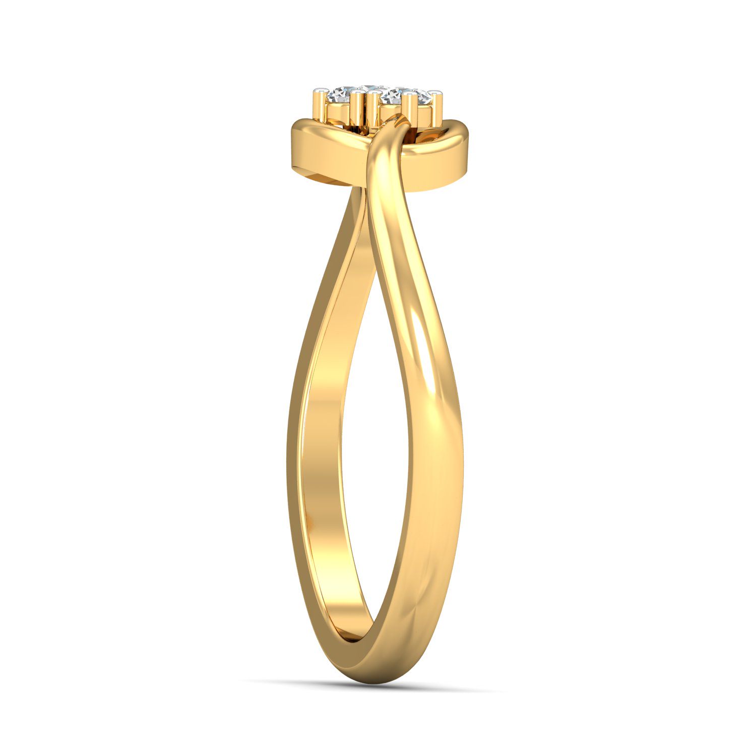 IGI Certified Natural Diamond Women's Ring 14K/18K Fine Yellow Gold