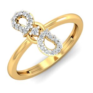 IGI Certified Natural Diamond Women's Ring 14K/18K Fine Yellow Gold