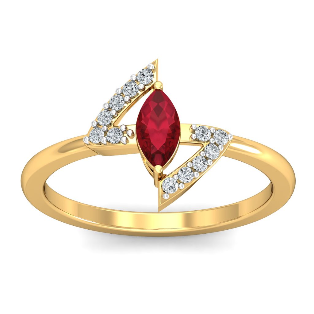 Solid 22K/18K/14K Fine Gold Certified Stamped Divine CZ Design Women's Ring