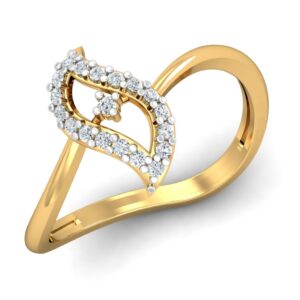 Solid 22K/18K/14K Fine Gold Certified Stamped Lovely CZ Design Women's Ring
