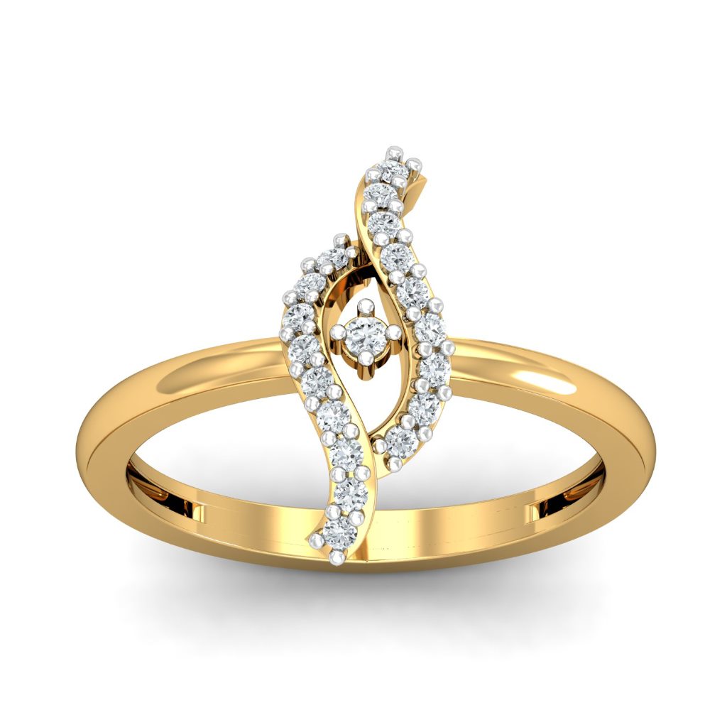 Solid 22K/18K/14K Fine Gold Certified Stamped Splendid CZ Design Women's Ring