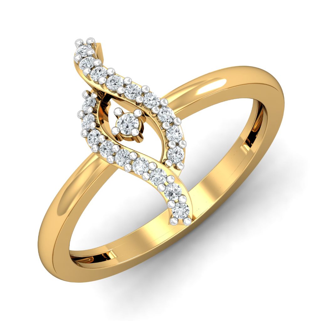 Solid 22K/18K/14K Fine Gold Certified Stamped Splendid CZ Design Women's Ring