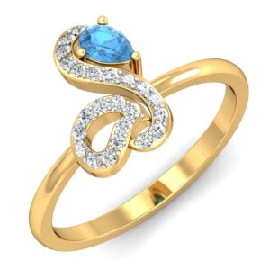Solid 22K/18K/14K Fine Gold Certified Stamped Mejestic CZ Design Women's Ring