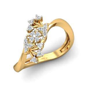 Solid 22K/18K/14K Fine Gold Certified Stamped Magnificient CZ Design Women's Ring
