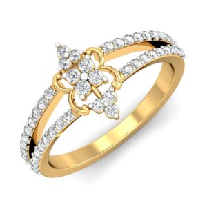 Solid 22K/18K/14K Fine Gold Certified Stamped Mejestic CZ Design Women's Ring