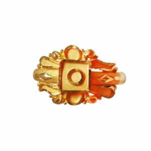 Solid 22K/18K/14K Fine Gold Certified Stamped Abstract Design Women's Ring