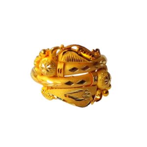 Solid 22K/18K/14K Fine Gold Certified Stamped Divine Design Women's Ring