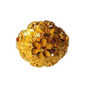 Solid 22K/18K/14K Fine Gold Certified Stamped Bold Design Women's Ring