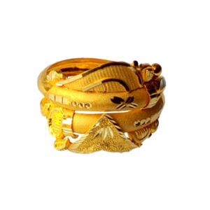 Solid 22K/18K/14K Fine Gold Certified Stamped Pretty Design Women's Ring