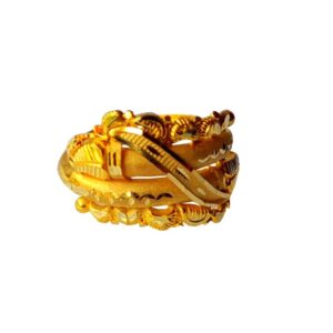 Solid 22K/18K/14K Fine Gold Certified Stamped Alluring Design Women's Ring