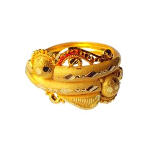 Solid 22K/18K/14K Fine Gold Certified Stamped Lovely Design Women's Ring