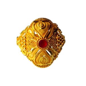 Solid 22K/18K/14K Fine Gold Certified Stamped Charming Design Women's Ring