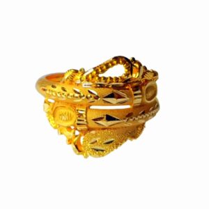 Solid 22K/18K/14K Fine Gold Certified Stamped Splendid Design Women's Ring