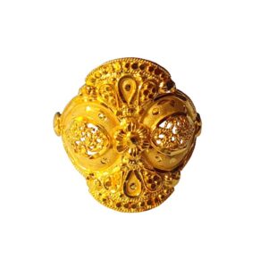 Solid 22K/18K/14K Fine Gold Certified Stamped Mejestic Design Women's Ring