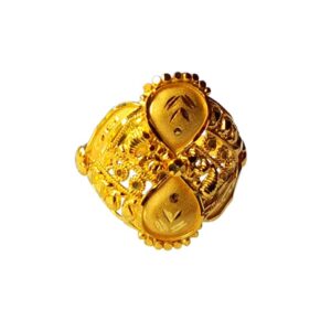 Solid 22K/18K/14K Fine Gold Certified Stamped Beautiful Design Women's Ring
