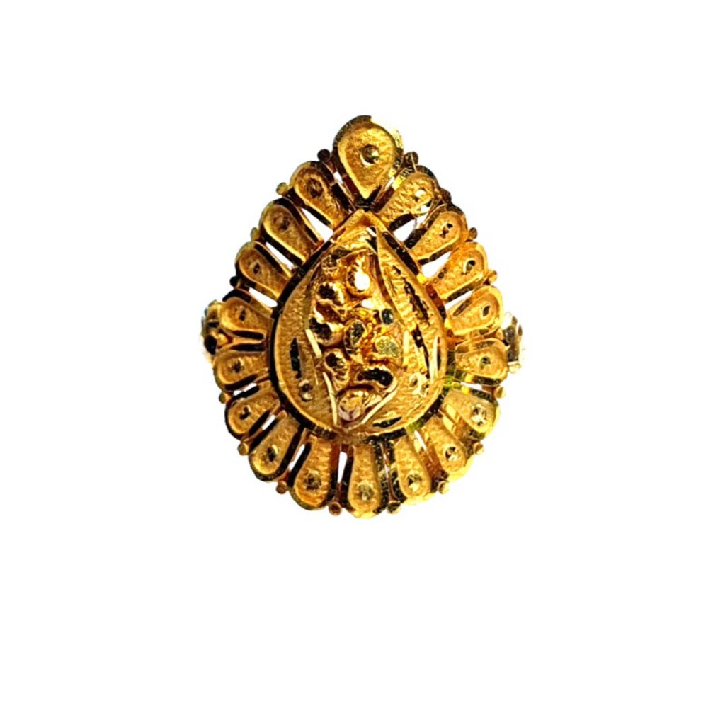 Solid 22K/18K/14K Fine Gold Certified Stamped Divine Design Women's Ring