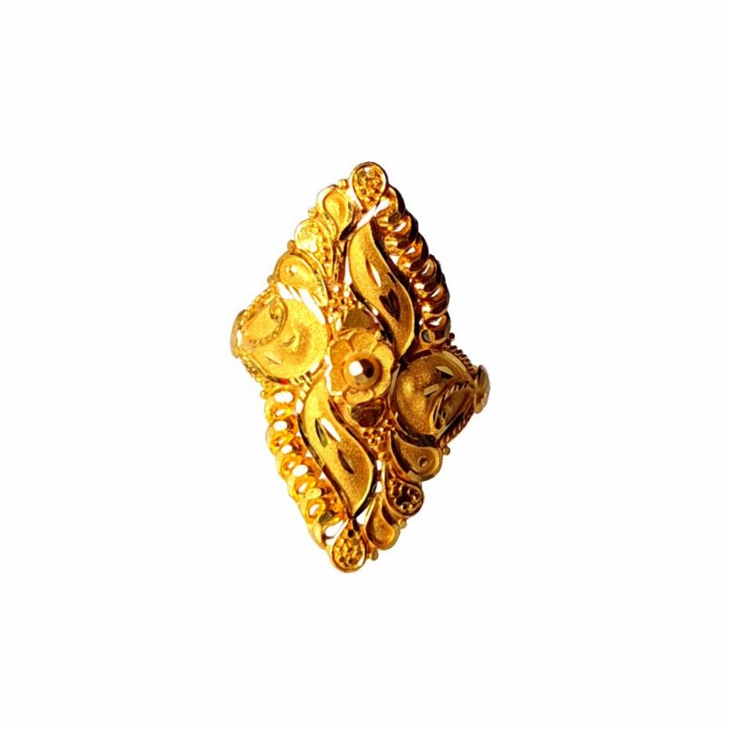 Solid 22K/18K/14K Fine Gold Certified Stamped Attractive Design Women's Ring