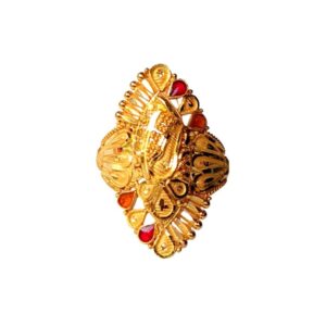 Solid 22K/18K/14K Fine Gold Certified Stamped Mejestic Design Women's Ring