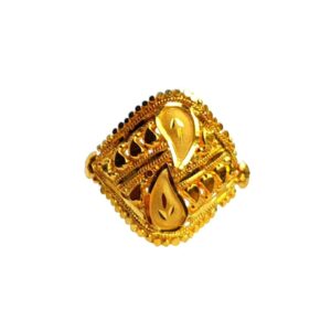 Solid 22K/18K/14K Fine Gold Certified Stamped Bold Design Women's Ring