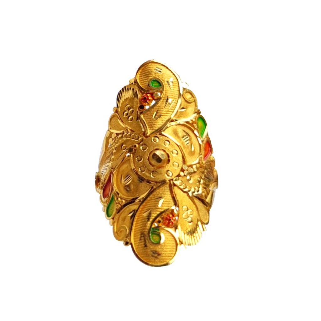 Solid 22K/18K/14K Fine Gold Certified Stamped Pretty Design Women's Ring