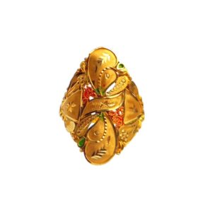 Solid 22K/18K/14K Fine Gold Certified Stamped Alluring Design Women's Ring