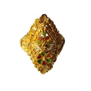 Solid 22K/18K/14K Fine Gold Certified Stamped Flower Design Women's Ring